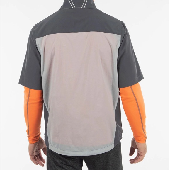 Sunice Golf Mens George Short Sleeve Windbreaker Pullover XXL Bali Hai Golf Club - Picture 4 of 13